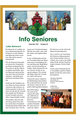 Info Seniores Nr. 28 - September 2021