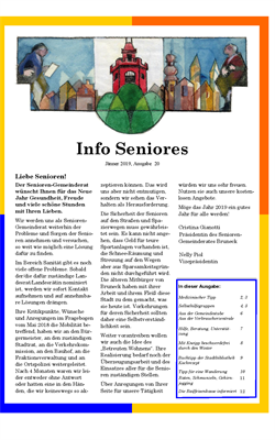 Info Seniores Nr. 20 - Jänner 2019