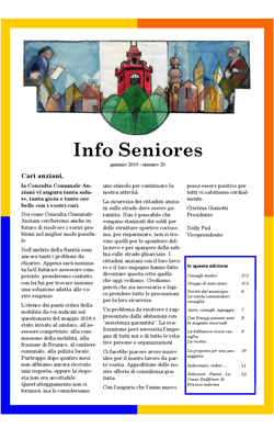 Info Seniores n. 20 - gennaio 2019