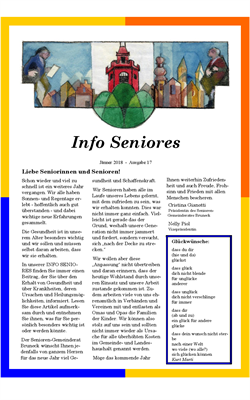 Info Seniores Nr. 17 - Jänner 2018