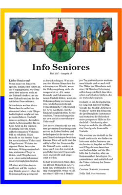 Info Seniores Nr. 15 - Mai 2017