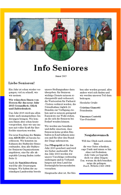 Info Seniores Nr. 9 - Mai 2015